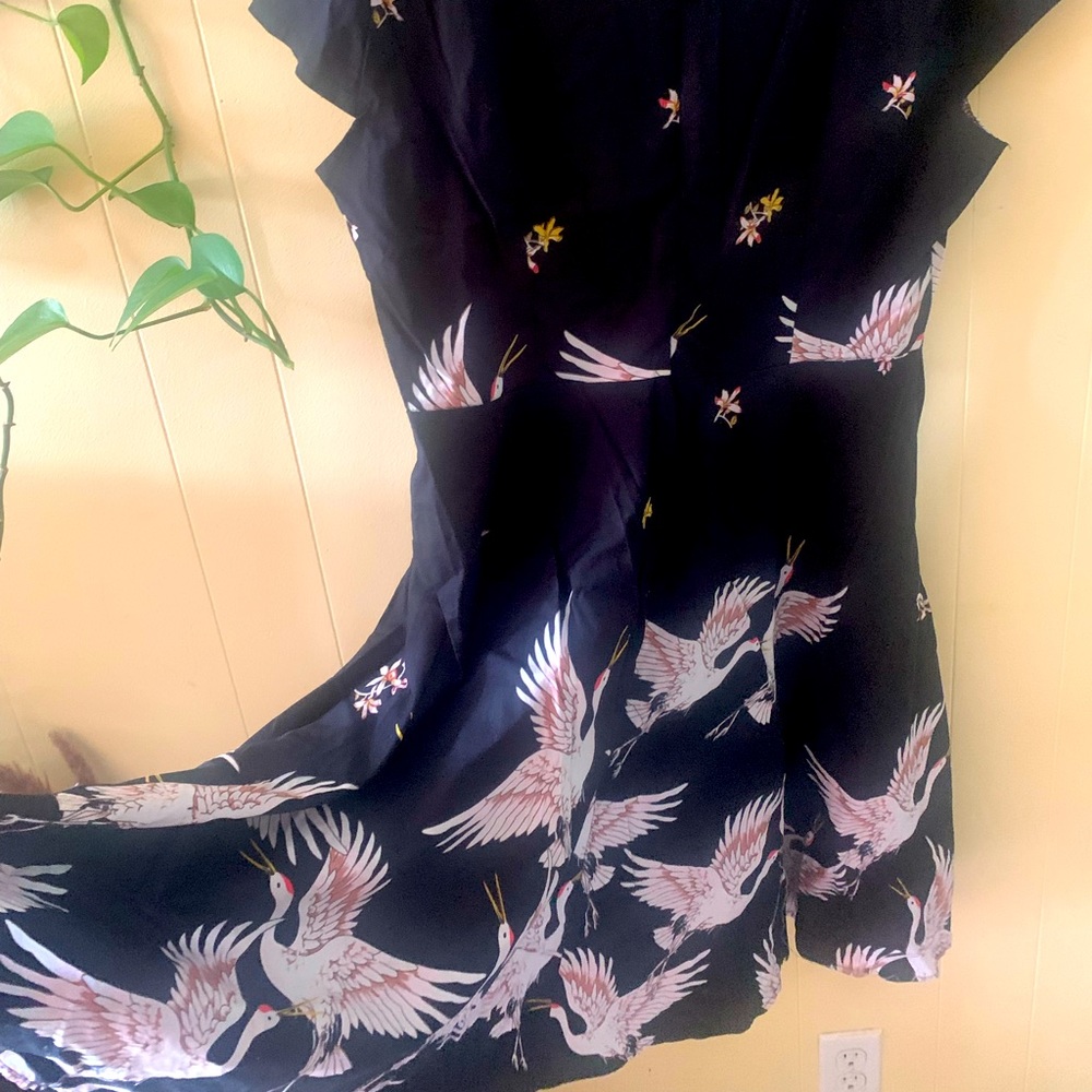 Beautiful Cotton Crane Dress
